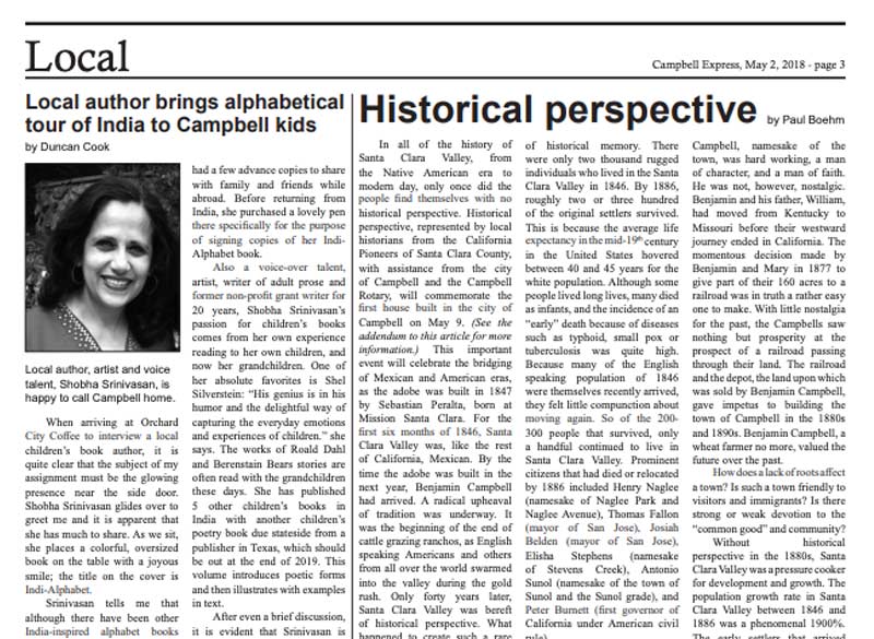 Local-author-brings-alphabetical-tour-of-India-to-Campbell-kids