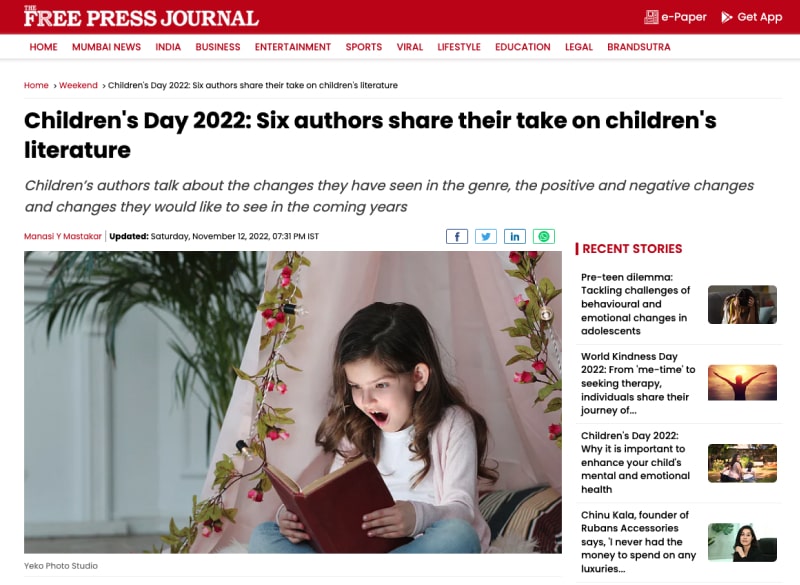 Children's Day 2022 Free Press Journal