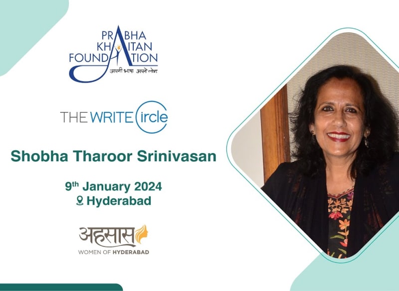 The Write Circle Hyderabad - Shobha Tharoor Srinivasan